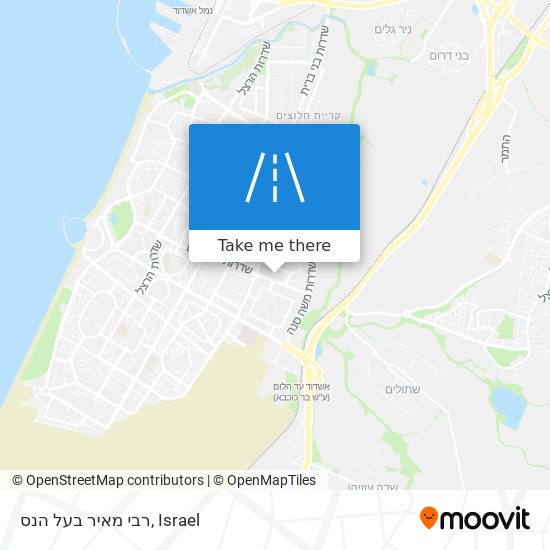 Карта רבי מאיר בעל הנס