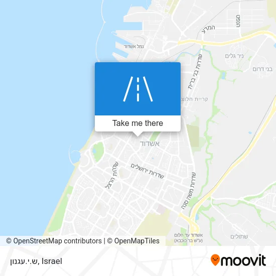 Карта ש.י.עגנון