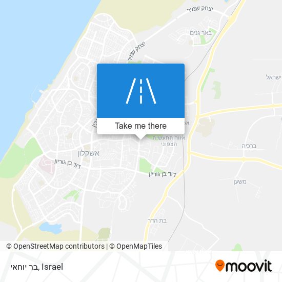 בר יוחאי map