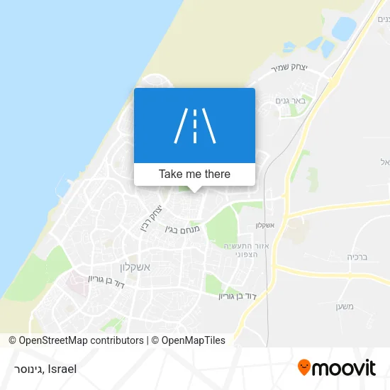 Карта גינוסר