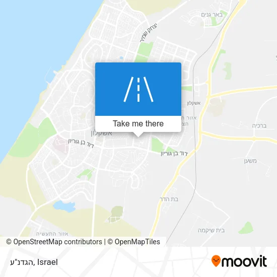 Карта הגדנ"ע