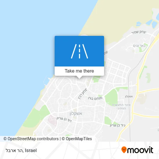 Карта הר ארבל