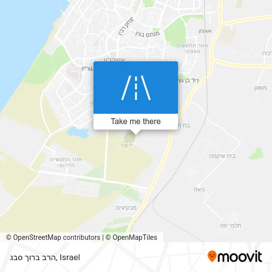 Карта הרב ברוך סבג