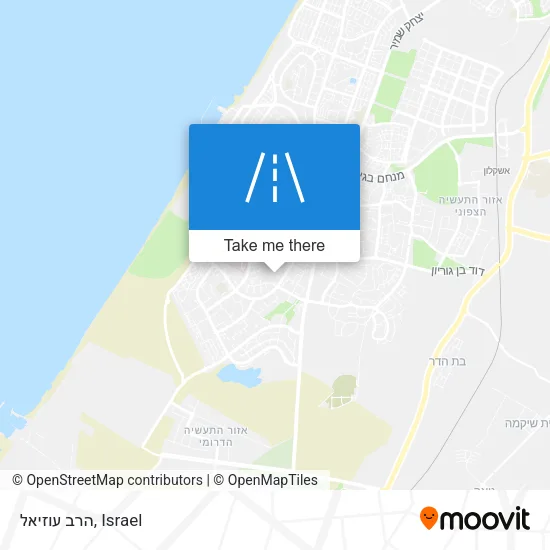 Карта הרב עוזיאל