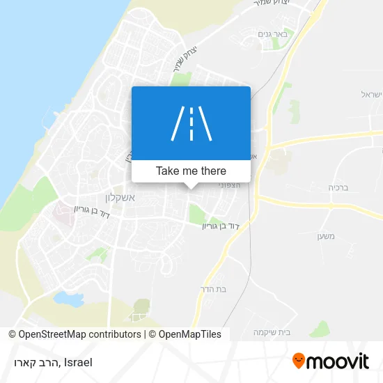 Карта הרב קארו