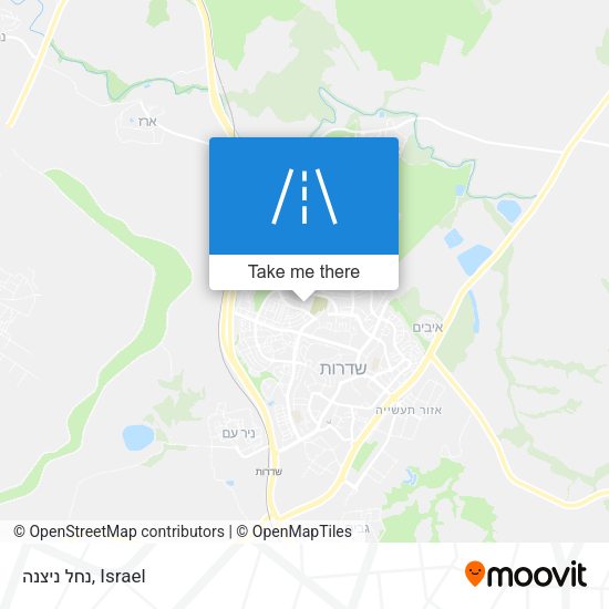 נחל ניצנה map