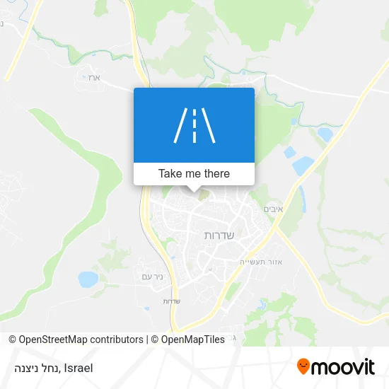 Карта נחל ניצנה