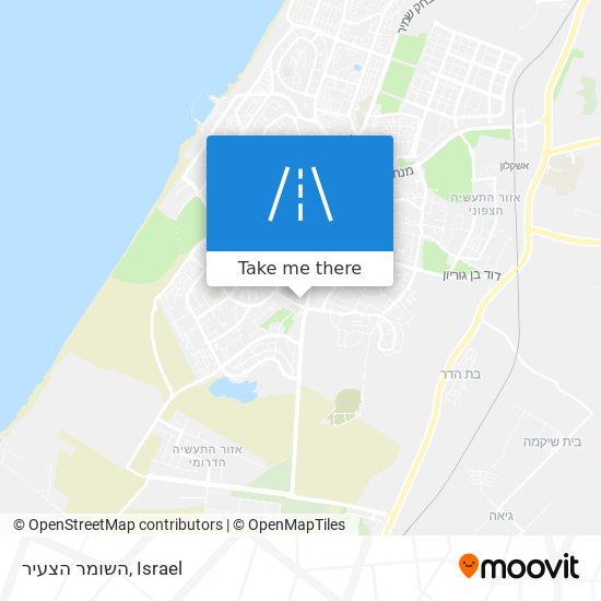 השומר הצעיר map