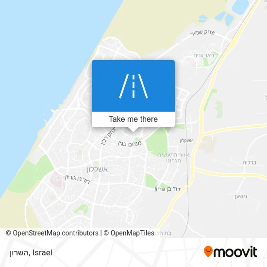 Карта השרון