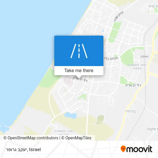 יעקב גרופר map
