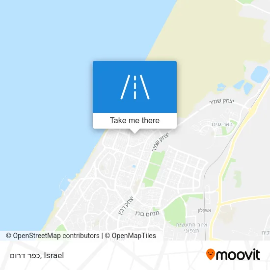 Карта כפר דרום