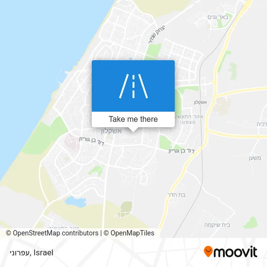Карта עפרוני