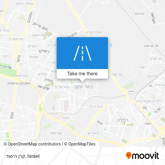 Карта קרן היסוד