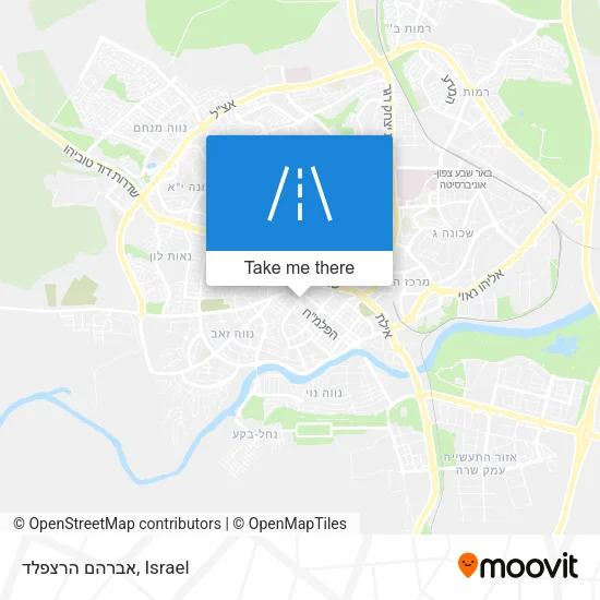 אברהם הרצפלד map