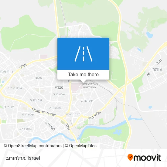 ארלוזורוב map