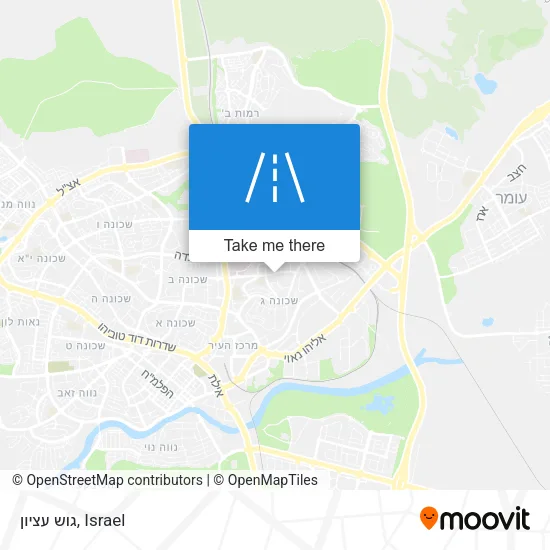 Карта גוש עציון