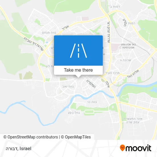Карта דבורה