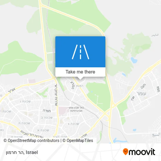 Карта הר חרמון