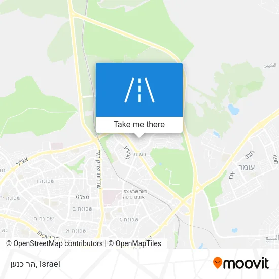 Карта הר כנען
