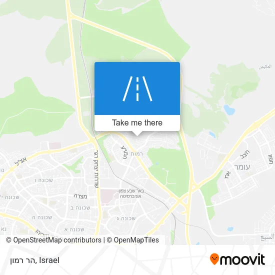 Карта הר רמון