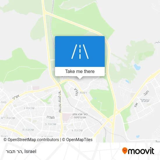 Карта הר תבור