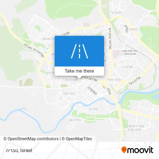 Карта טבריה