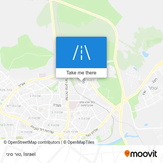 Карта טור סיני