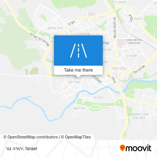 Карта יהודה גור