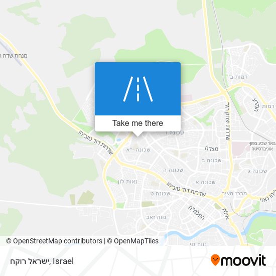 ישראל רוקח map