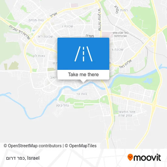 Карта כפר דרום