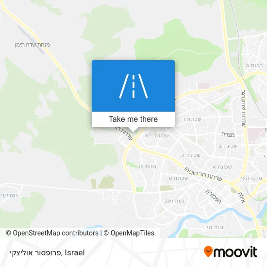 Карта פרופסור אוליצקי