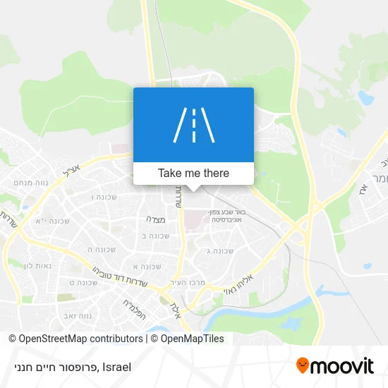 Карта פרופסור חיים חנני