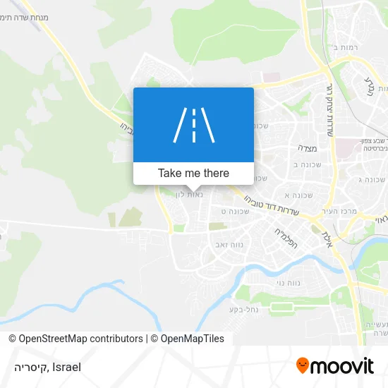 Карта קיסריה