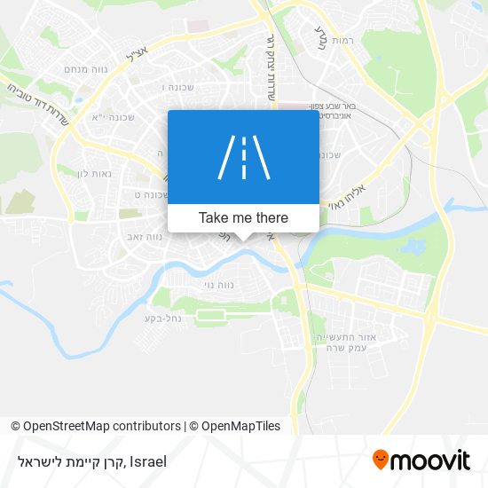 Карта קרן קיימת לישראל