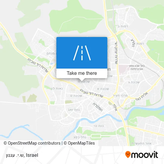 Карта ש.י. עגנון