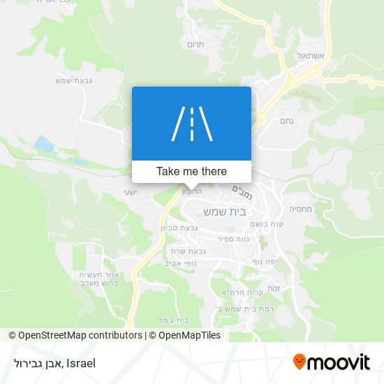 אבן גבירול map