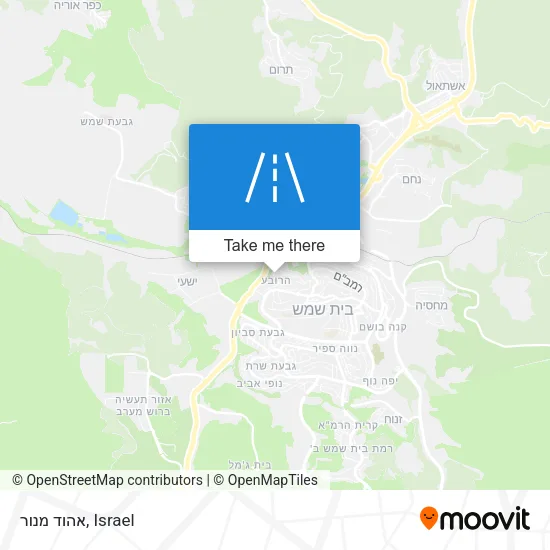 Карта אהוד מנור