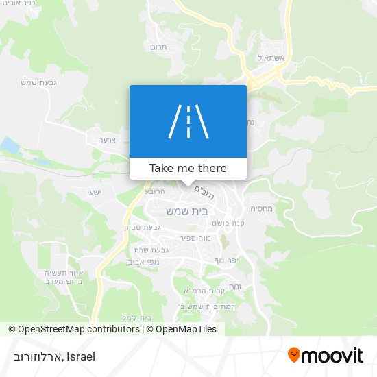 ארלוזורוב map