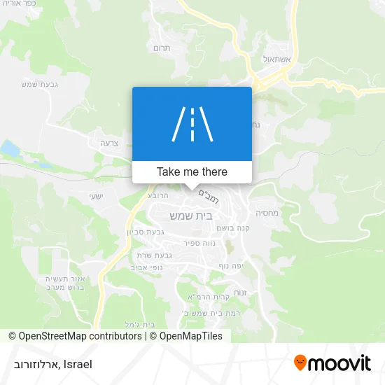 Карта ארלוזורוב