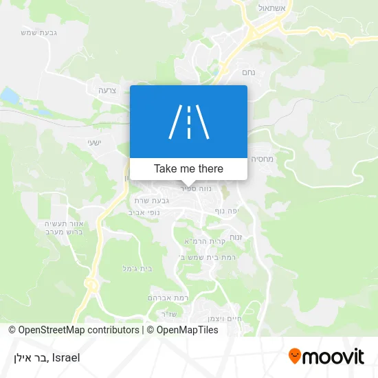 Карта בר אילן