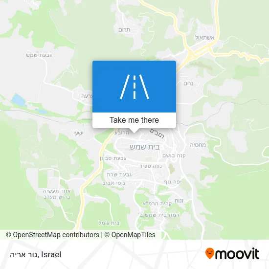 Карта גור אריה