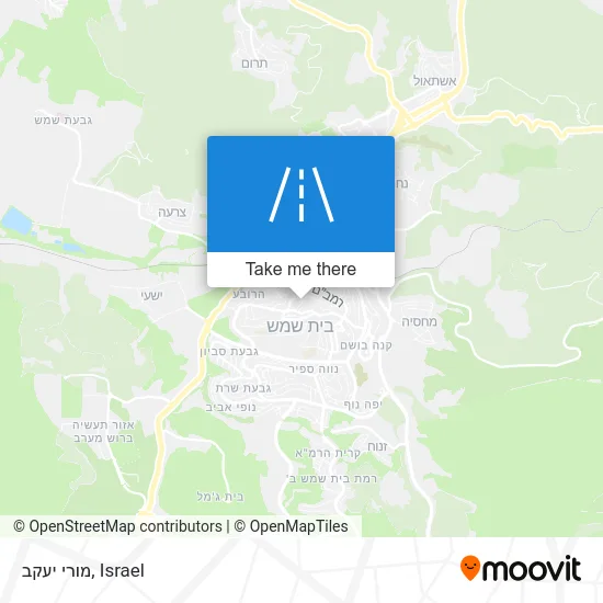 Карта מורי יעקב