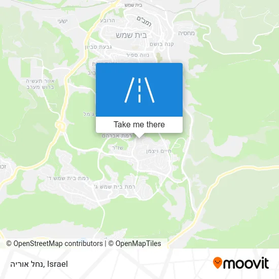 Карта נחל אוריה