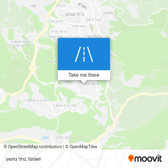 Карта נחל נחשון