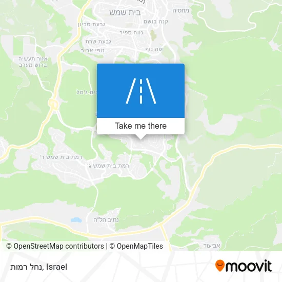 Карта נחל רמות