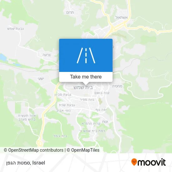 Карта סמטת הגפן