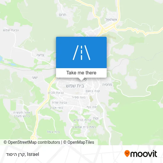 Карта קרן היסוד