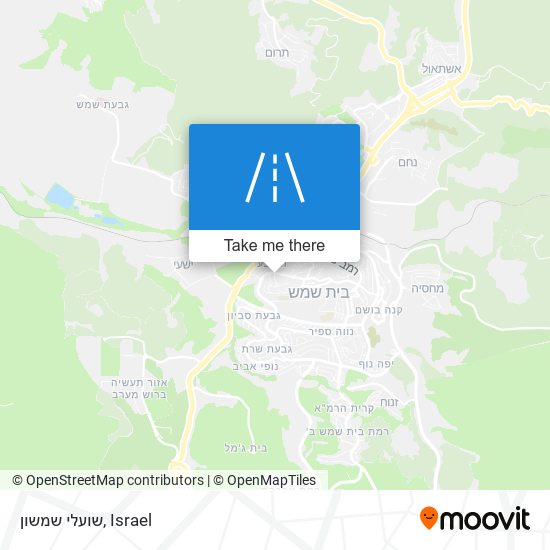 שועלי שמשון map