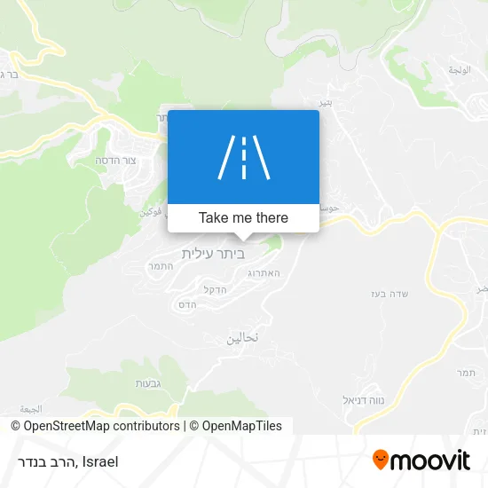 Карта הרב בנדר