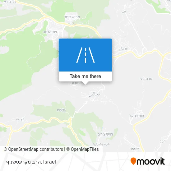 Карта הרב מקרעטשניף